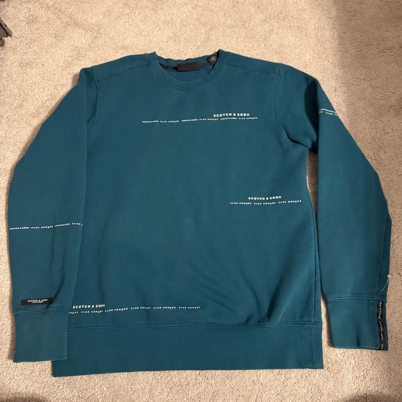 Scotch & Soda Other - Scotch & Soda Deep Teal Crewneck Sweater